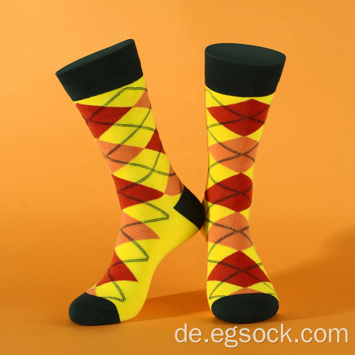 bunte 6pcs Männer kleiden Geschenkboxsocken